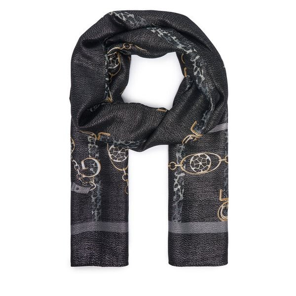 Szal Guess. Czarne chusty damskie Guess, z aplikacjami. Za 154.99 zł.