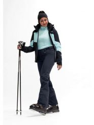 Maier Sports Spodnie softshellowe w kolorze granatowym rozmiar: 36. Niebieskie spodnie dresowe damskie Maier Sports, bez wzorów, outdoorowe. Za 438.21 zł.