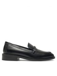 Bronx Lordsy Next-Wagon 66492-OS Czarny. Czarne półbuty damskie Bronx, bez wzorów, ze skóry, bez obcasa, bez zapięcia. Za 339.99 zł.