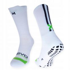 Skarpety do piłki nożnej Proskary Revo antypoślizgowe. Białe skarpetki damskie Proskary, bez wzorów. Za 79.99 zł.