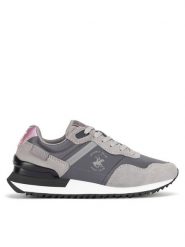 Beverly Hills Polo Club Sneakersy S9017-IW Szary. Szare obuwie sportowe damskie Beverly Hills Polo Club, z nubiku, bez zapięcia. Za 279.99 zł.
