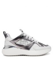 DKNY Sneakersy K1599546 Biały. Białe obuwie sportowe damskie DKNY, z materiału, bez zapięcia. Za 379.99 zł.