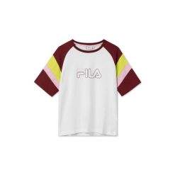 Koszulka sportowa damska Fila Lolita. Białe koszulki sportowe damskie Fila, xs, bez wzorów, z bawełny, bez ramiączek, na jogę i pilates. Za 71.00 zł.