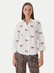 LOLA CASADEMUNT Koszula LS2615059 Biały Regular Fit. Białe koszule damskie LOLA CASADEMUNT, s, bez wzorów, z bawełny, bez kołnierzyka, bez ramiączek. Za 459.99 zł.