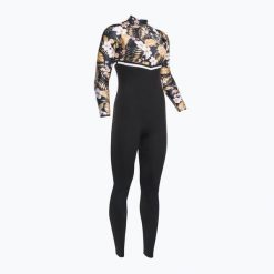 Pianka do pływania damska Rip Curl E-Bomb 3/2 mm Zip Free Sub black/gold. Czarne kombinezony damskie Rip Curl, bez wzorów, z neoprenu, bez kołnierzyka, bez ramiączek. Za 1,159.00 zł.