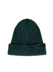 Czapka outdoor zimowa unisex Beanie. Zielone czapki damskie Champion, na zimę, z aplikacjami, z dzianiny. Za 93.00 zł.