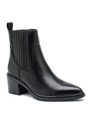 Sixth Sens Botki w kolorze czarnym rozmiar: 37. Czarne botki damskie Sixth Sens, eleganckie, bez obcasa, bez zapięcia. Za 170.87 zł.