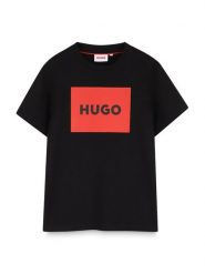 HUGO T-Shirt G00572 S Czarny Regular Fit. Czarne t-shirty i koszulki chłopięce Hugo, bez wzorów, z bawełny, bez kołnierzyka, bez ramiączek. Za 164.99 zł.