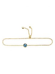 Revoni Złota bransoletka z topazem rozmiar: onesize. Żółte bransoletki damskie Revoni, złote. Za 861.99 zł.