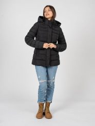 Geox Kurtka "Aneko" | W2628B T2941 | Kobieta | Czarny. Czarne kurtki damskie Geox, bez wzorów, z poliesteru, bez kaptura. W wyprzedaży za 599.00 zł.