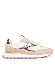 KARL LAGERFELD Sneakersy Kairo Lo Lace Mix II KL61124E 4TP Beżowy. Brązowe obuwie sportowe damskie KARL LAGERFELD, z materiału, bez zapięcia. Za 609.99 zł.