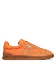 Polo Ralph Lauren Sneakersy 804P04919003 Pomarańczowy. Brązowe obuwie sportowe damskie Polo Ralph Lauren, z materiału, bez zapięcia. Za 639.99 zł.