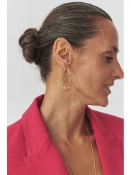 TATUUM Kolczyki-kreole "Snaky" rozmiar: onesize. Żółte kolczyki damskie TATUUM, z mosiądzu. Za 44.09 zł.