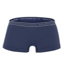 Bokserki damskie termoaktywne Brubeck Active Wool. Niebieskie bokserki damskie Brubeck, bez wzorów, z materiału. Za 59.99 zł.