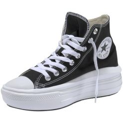 Buty na co dzień Trampki Converse All Star Klasyk Chuck Platforma. Czarne trampki damskie Converse, bez wzorów, bez zapięcia. Za 363.00 zł.