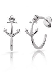 Paul Hewitt Kolczyki-półkreole rozmiar: onesize. Szare kolczyki damskie paul hewitt, ze stali. Za 160.96 zł.