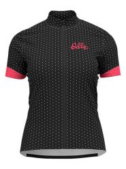 Odlo Koszulka kolarska "Essential" w kolorze czarnym rozmiar: L. Czarne koszulki damskie ODLO, l, bez wzorów, z materiału, bez kołnierzyka, bez ramiączek. Za 166.88 zł.