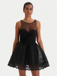 Bardot Sukienka koktajlowa Hilda 60223DB Czarny Slim Fit. Czarne sukienki damskie Bardot, bez wzorów, z syntetyku, wizytowe, bez ramiączek. Za 839.99 zł.