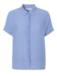 TATUUM Bluzka "Zaria" w kolorze błękitnym rozmiar: 44. Niebieskie bluzki damskie TATUUM, bez wzorów, bez kołnierzyka, bez ramiączek. Za 93.07 zł.