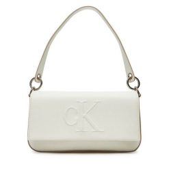 Torebka Calvin Klein. Białe torebki klasyczne damskie Calvin Klein, bez dodatków. Za 309.99 zł.
