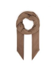 Elisabetta Franchi Szal SC-14F-61E2-229 Beżowy. Brązowe szaliki damskie Elisabetta Franchi, bez wzorów, z wiskozy. Za 559.99 zł.