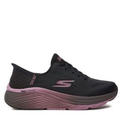 Buty do biegania Skechers. Czarne obuwie sportowe damskie Skechers, do biegania. Za 459.99 zł.