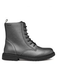 Geox Kozaki Jr Eclair J049QD 000BC C1357 D Szary. Szare kozaki dziewczęce Geox, bez wzorów, ze skóry, bez obcasa, bez zapięcia. Za 279.99 zł.