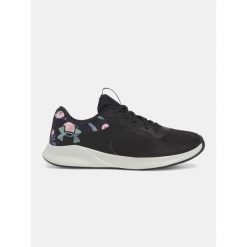 Buty treningowe damskie Under Armour Charged Aurora 2+hydrometallic warm. Czarne obuwie sportowe damskie Under Armour, bez zapięcia, na fitness i siłownię. Za 209.99 zł.