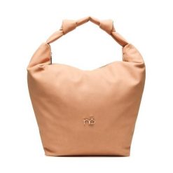 Torebka Nobo. Brązowe shopper bag Nobo, bez wzorów, bez dodatków. Za 289.99 zł.