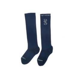 Skarpetki PS of Sweden Natasha. Niebieskie skarpetki damskie PS OF SWEDEN, bez wzorów. Za 179.50 zł.