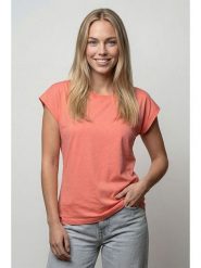 Alife and kickin Koszulka "Sigrid" w kolorze koralowym rozmiar: XL. Czerwone bluzki damskie Alife and Kickin, xl, bez wzorów, z bawełny, bez kołnierzyka, bez ramiączek. Za 43.99 zł.