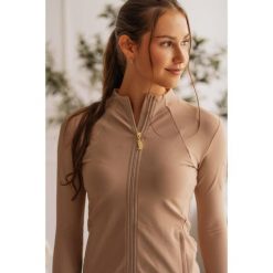 Bluza techniczna z zamkiem JD ATTACK Elite. Brązowe bluzy damskie JD ATTACK, na jesień, bez wzorów, bez kaptura. Za 269.00 zł.