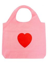 Zwillingsherz Shopper bag w kolorze janoróżowym - 57 x 49 cm rozmiar: onesize. Różowe shopper bag Zwillingsherz, bez wzorów, z materiału, bez dodatków. Za 60.99 zł.