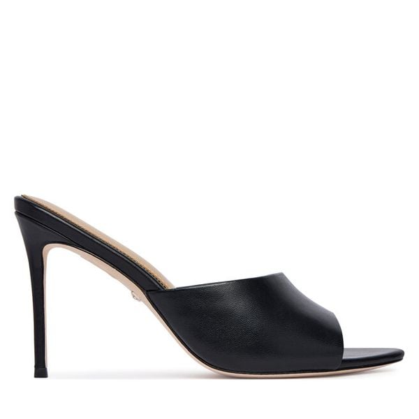 Klapki Marciano Guess. Czarne klapki damskie Marciano Guess, z aplikacjami, bez obcasa, bez zapięcia. Za 800.99 zł.
