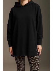 Cotton Candy Bluza w kolorze czarnym rozmiar: M. Czarne bluzy damskie Cotton Candy, m, bez wzorów, z kapturem. Za 161.34 zł.