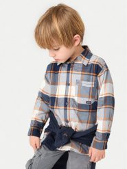 Mayoral Koszula 4107 Szary Regular Fit. Szare koszule chłopięce Mayoral, bez wzorów, z bawełny, bez kołnierzyka, bez ramiączek. Za 89.99 zł.