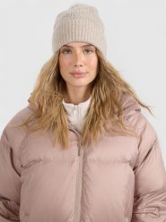 4F Czapka zimowa z pomponem damska - beżowa S. Brązowe czapki damskie 4F, na zimę, bez wzorów, z materiału. Za 69.99 zł.