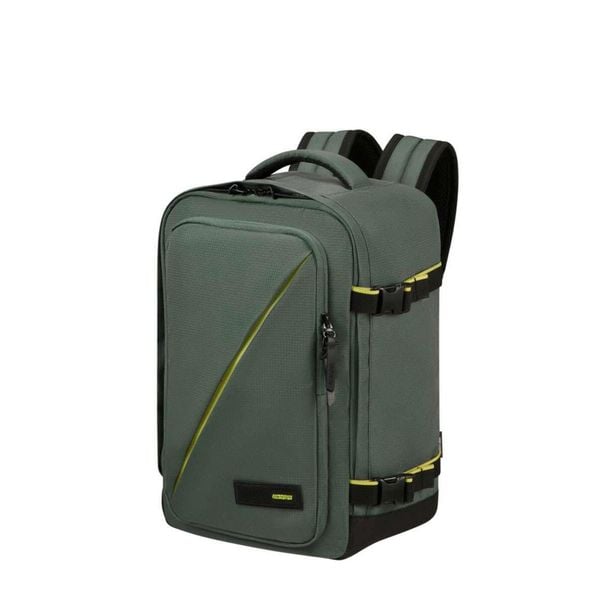 Plecak do samolotu American Tourister Take2cabin S - dark forest. Zielone plecaki American Tourister, bez wzorów. Za 154.49 zł.