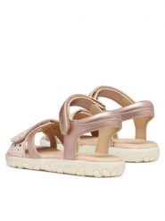 Geox Sandały J Sandal Haiti Girl J658ZC 0NFMA C8010 S Różowy. Czerwone sandały dziewczęce Geox, ze skóry, bez obcasa, bez zapięcia. Za 269.99 zł.