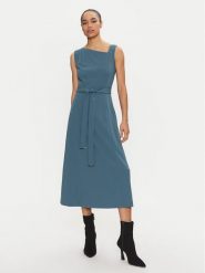 Calvin Klein Sukienka codzienna K20K207895 Zielony Regular Fit. Zielone sukienki damskie Calvin Klein, bez wzorów, z syntetyku, bez ramiączek. Za 489.99 zł.