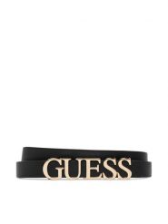 Guess Pasek Damski BW9257 P5320 Czarny. Czarne paski damskie Guess, z aplikacjami, ze skóry. Za 179.99 zł.