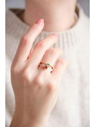 Lodie Silver Pierścionek z cyrkonią rozmiar: onesize. Szare pierścionki damskie Lodie Silver, z cyrkonią, z mosiądzu. Za 74.63 zł.