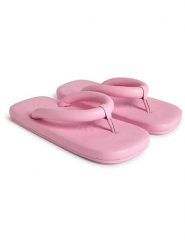 Camper Skórzane japonki w kolorze jasnoróżowym rozmiar: 40. Różowe klapki damskie Camper, bez wzorów, ze skóry, z otwartym noskiem, bez obcasa, bez zapięcia. Za 347.99 zł.