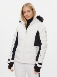 Rossignol Kurtka narciarska Depart RLMWJ01 Biały Regular Fit. Białe kurtki sportowe damskie Rossignol, na zimę, l, bez wzorów, z syntetyku, bez kaptura. Za 2,139.00 zł.