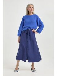 Josephine & Co Spódnica "Jada" w kolorze granatowym rozmiar: 42. Niebieskie spódnice damskie Josephine & Co, bez wzorów, z lyocellu, midi. Za 230.99 zł.