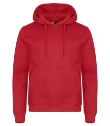 Clique Bluza z kapturem Miami z bawełny i poliestru z recyklingu – Red. Czerwone bluzy damskie CLIQUE, uniwersalny, bez wzorów, z bawełny, z kapturem. Za 172.75 zł.