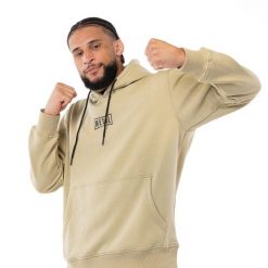 Bluza z kapturem Metal Boxe Desert Storm. Brązowe bluzy damskie METAL BOXE, l, bez wzorów, z bawełny, z kapturem. Za 272.00 zł.