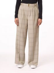 Scotch & Soda Spodnie w kolorze beżowym rozmiar: W27. Brązowe spodnie materiałowe damskie Scotch & Soda, bez wzorów, z materiału. Za 132.05 zł.