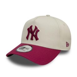 Czapka New York Yankees Patch Frame. Białe czapki damskie New Era, bez wzorów, z bawełny. Za 150.75 zł.