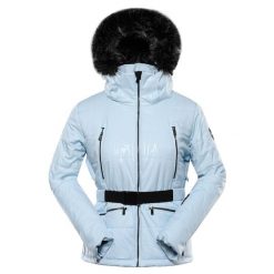 Kurtka damska narciarska Alpine Pro Dama. Niebieskie kurtki sportowe damskie Alpine Pro, na zimę, bez wzorów, bez kaptura. W wyprzedaży za 799.00 zł.
